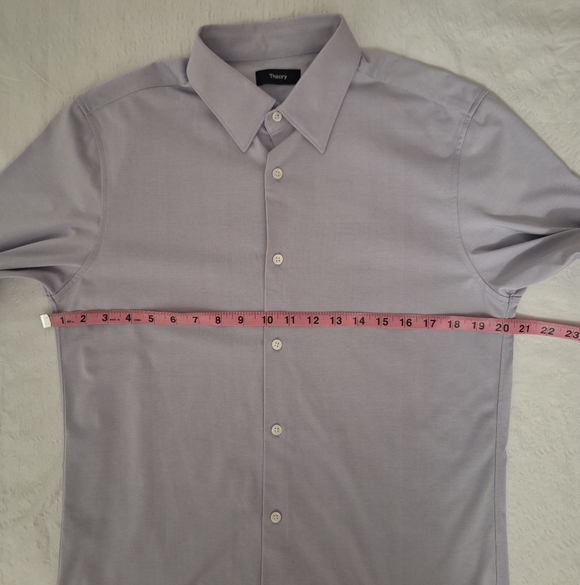 NWT THEORY Lavender Men's Dress Shirt - Picture 5 of 8